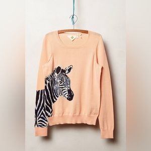 NWOT Anthropologie HWR Quagga Pullover, size Large